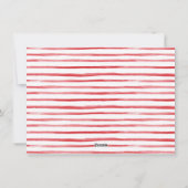 Merry Berries Waterverf Greenery Foto Feestdagenkaart (Achterkant)