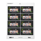 Merry Berry Bright Kerstmis 3 Foto ID591 Etiket (Full Sheet)