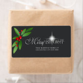 Merry Berry Bright Kerstmis Greenery D591 Etiket (Insitu)