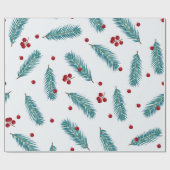 Merry Berry Christmas Cadeaupapier (Vlak)