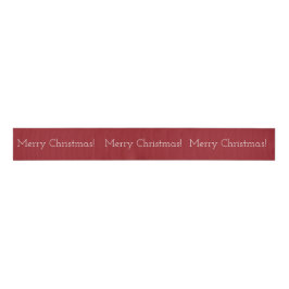 Merry Berry Christmas Ribbon Grosgrain Lint