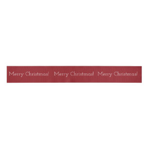 Merry Berry Christmas Ribbon Grosgrain Lint