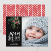 Merry Berry Collectie Feestdagenkaart (Voorkant / Achterkant)