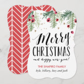 Merry Berry Collectie Feestdagenkaart (Voorkant / Achterkant)