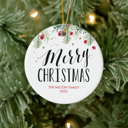 Merry Berry Collectie Keramisch Ornament (Boom)