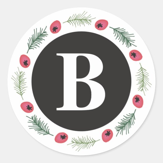Merry Berry Collectie Ronde Sticker (Voorkant)