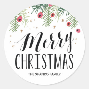Merry Berry Collectie Ronde Sticker