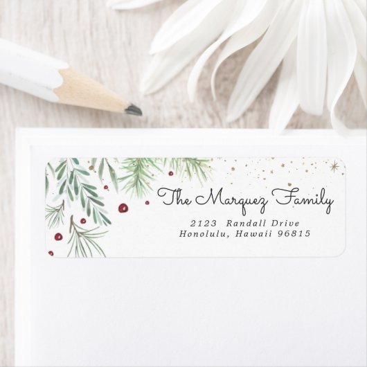 Merry Berry | Etiketten voor kerstretour (Insitu)