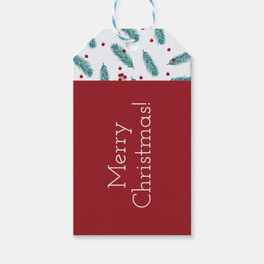 Merry Berry Gift Label Cadeaulabel (Voorkant)