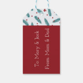 Merry Berry Gift Label Cadeaulabel (Achterkant)