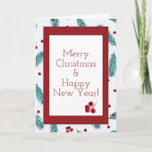 Merry Berry kerstKaart Kaart (Voorkant)