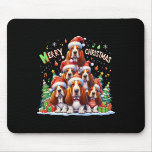 Merry Bet Hound Dogs Kerstmis Kerstcadeaus Kerstmi Muismat