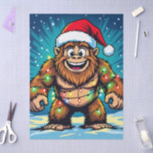 Merry Bigfoot Sasquatch Christmas Tissuepapier (Craft)