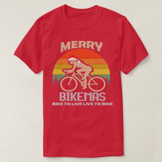 Merry Bikemas T-shirt (Design voorkant)