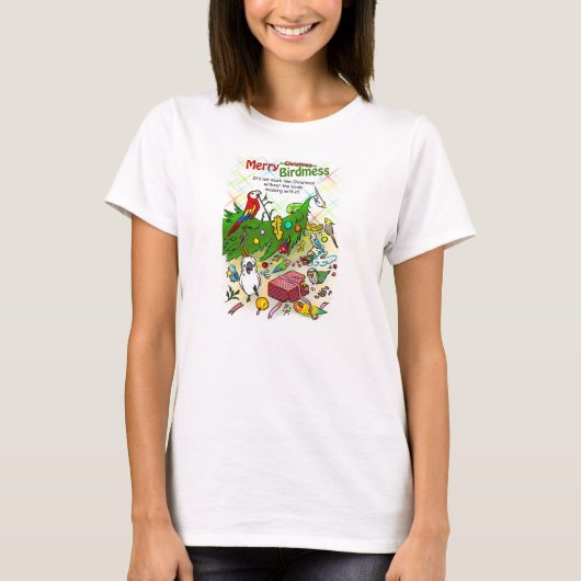 Merry Birdpury T-shirt (Voorkant)