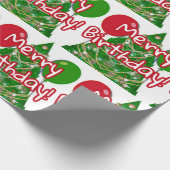 Merry Birthday Cadeaupapier (Hoek)