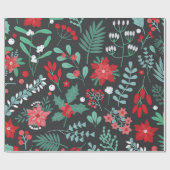 Merry Birthday en Happy Kerstmis Cadeaupapier (Vlak)