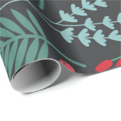 Merry Birthday en Happy Kerstmis Cadeaupapier (Rol Hoek)