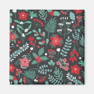 Merry Birthday en Happy Kerstmis Magneet