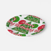 Merry Birthday Papieren Bordje (Gekanteld)