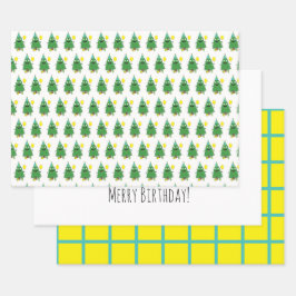 Merry Birthday Wrapping Paper