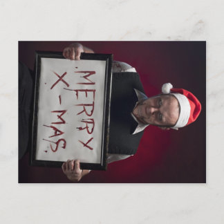 Merry Bloody Xmas Feestdagenkaart
