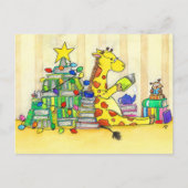 Merry bookish Kerstmis briefkaart van Nicole Janes (Voorkant)