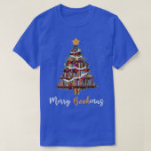 Merry Bookmas Book Kerstmis Librarian Funny T-shirt (Design voorkant)