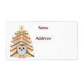 Merry Bookmas Etiket (Voorkant)