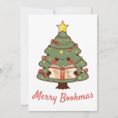 Merry Bookmas Feestdagenkaart (Voorkant)