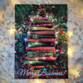 Merry Bookmas Feestdagenkaart