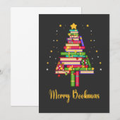 Merry Bookmas Kaart (Voorkant / Achterkant)