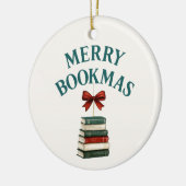 Merry Bookmas Keramisch Ornament (Links)