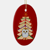 Merry Bookmas Keramisch Ornament (Rechts)