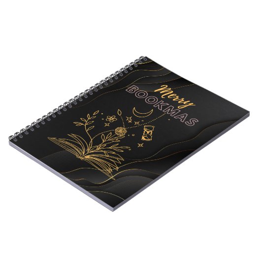 Merry Bookmas - kerstboek overzichten Notitieboek (Linkerzijde)
