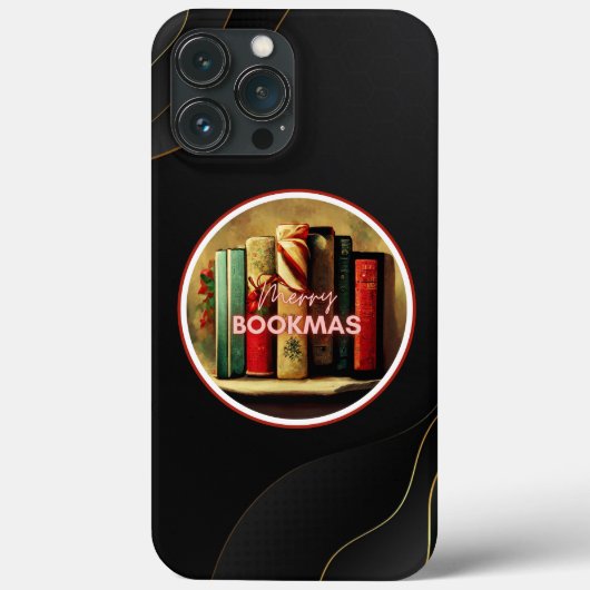 Merry Bookmas, kerstschool Librarian Case-Mate iPhone Case (Achterkant)