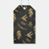 Merry Botanicals Custom Holiday Gift Label Cadeaulabel (Achterkant)