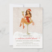 Merry & Bride Christmas Bridal Shower Kaart (Voorkant)