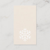 Merry & Bride Christmas Bridal Shower Recipe Informatiekaartje (Achterkant)