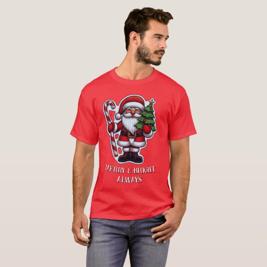 Merry & Bright Always: Kerstspecial T-shirt (Voorkant volledig)