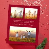 Merry Bright Arch Foto Rood Budget Kerst Kaart