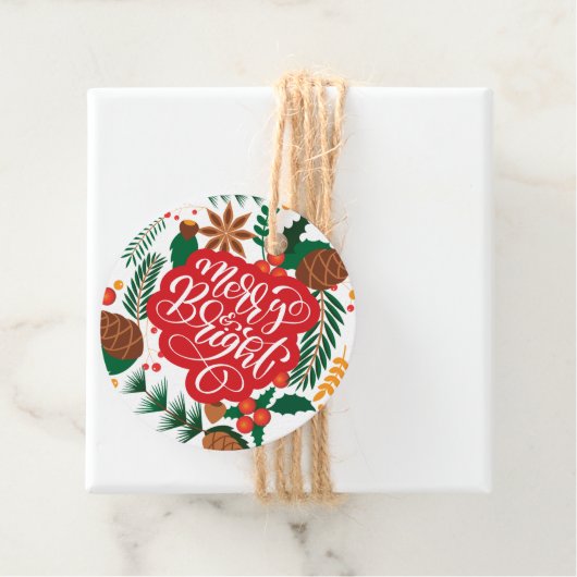 Merry & Bright Bedankjes Labels (In situ)