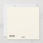 Merry Bright Bloemen Eenvoudige Krans Vakantie Feestdagenkaart (Achterkant)