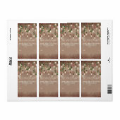 Merry + Bright Brick String Light Brick Kerstmis Etiket (Full Sheet)