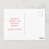 Merry & Bright Briefkaart (Achterkant)