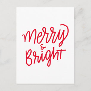 Merry & Bright Briefkaart