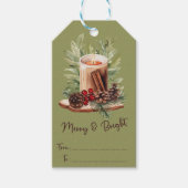 Merry & Bright Cadeaulabel (Voorkant)