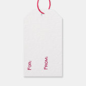 Merry & Bright CadeauLabels (Achterkant)