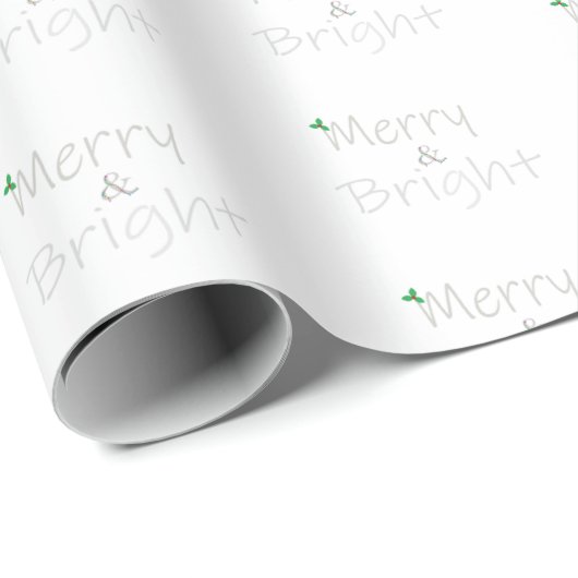 Merry & Bright Cadeaupapier (Rol Hoek)