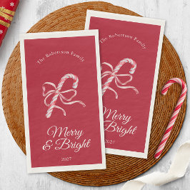 Merry & Bright Candy Cane Christmas Servet
